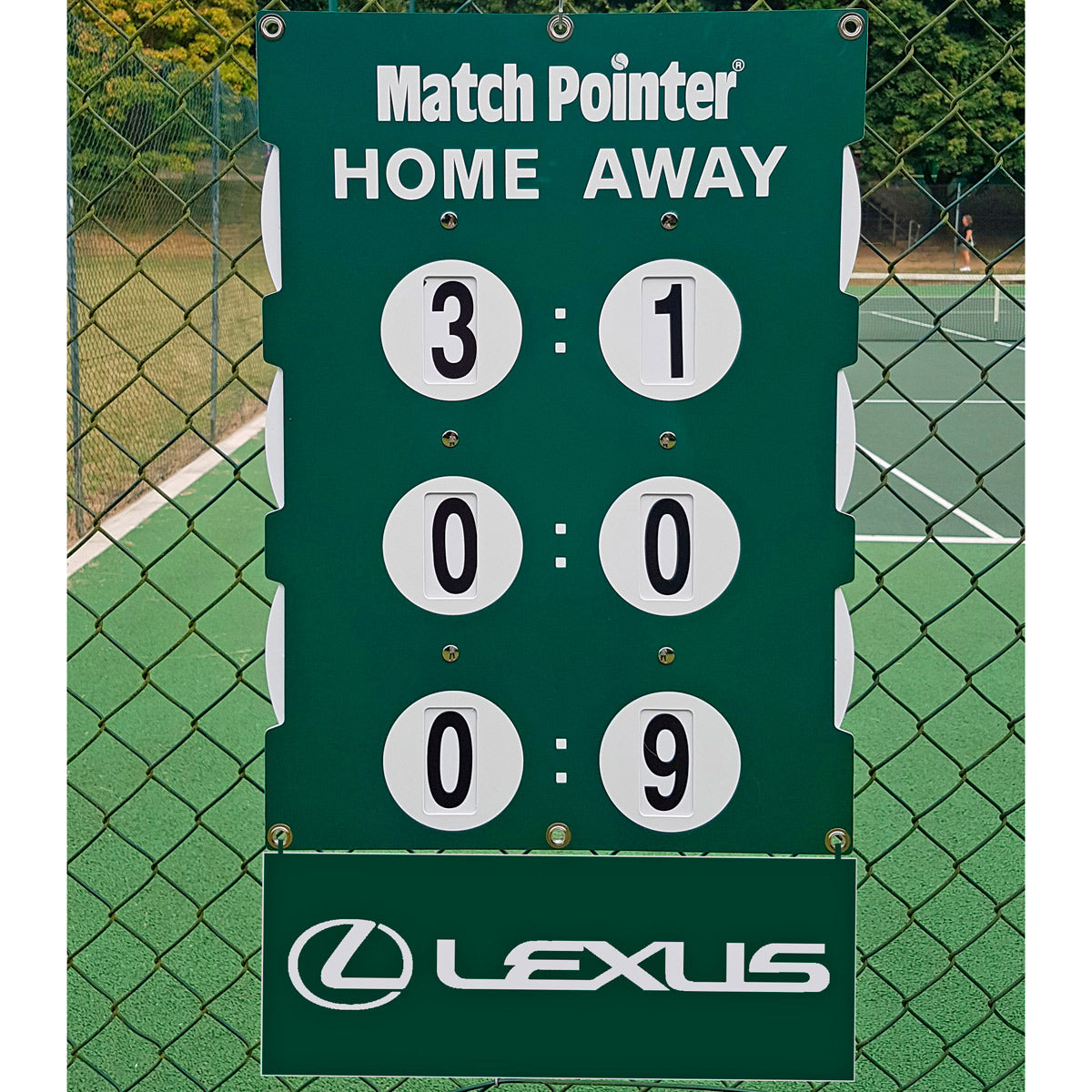 LEXUS Match Pointer Tennis Scoreboard - maintenance free