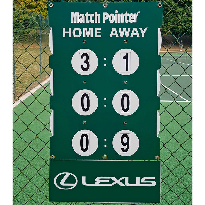 LEXUS Match Pointer Tennis Scoreboard - maintenance free