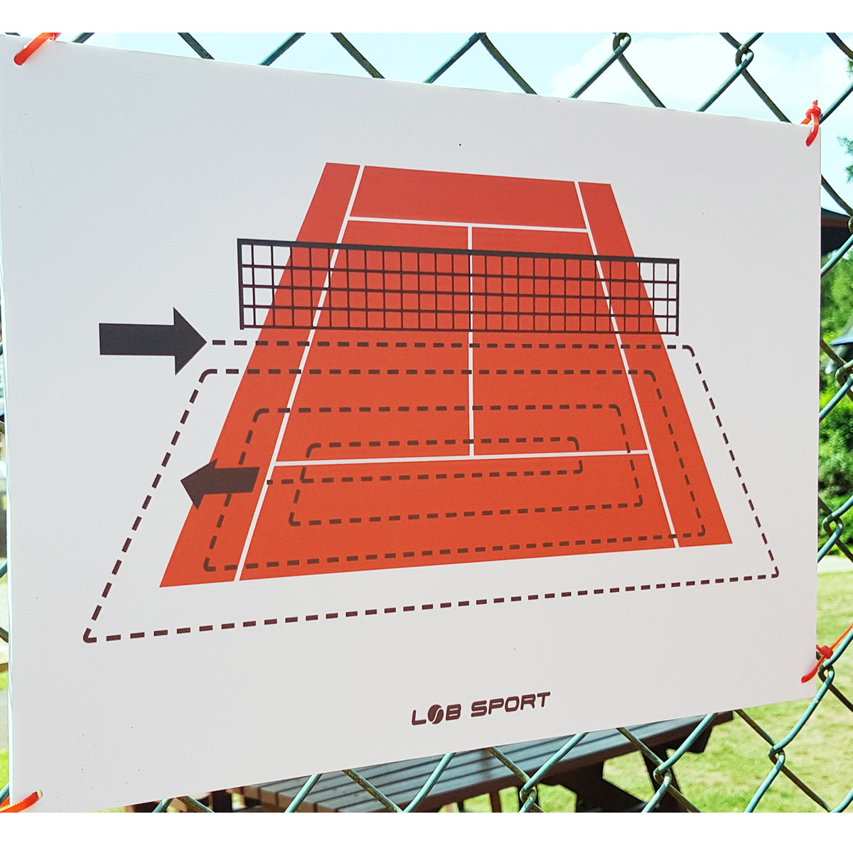 Clay Court Maintenance SIGN