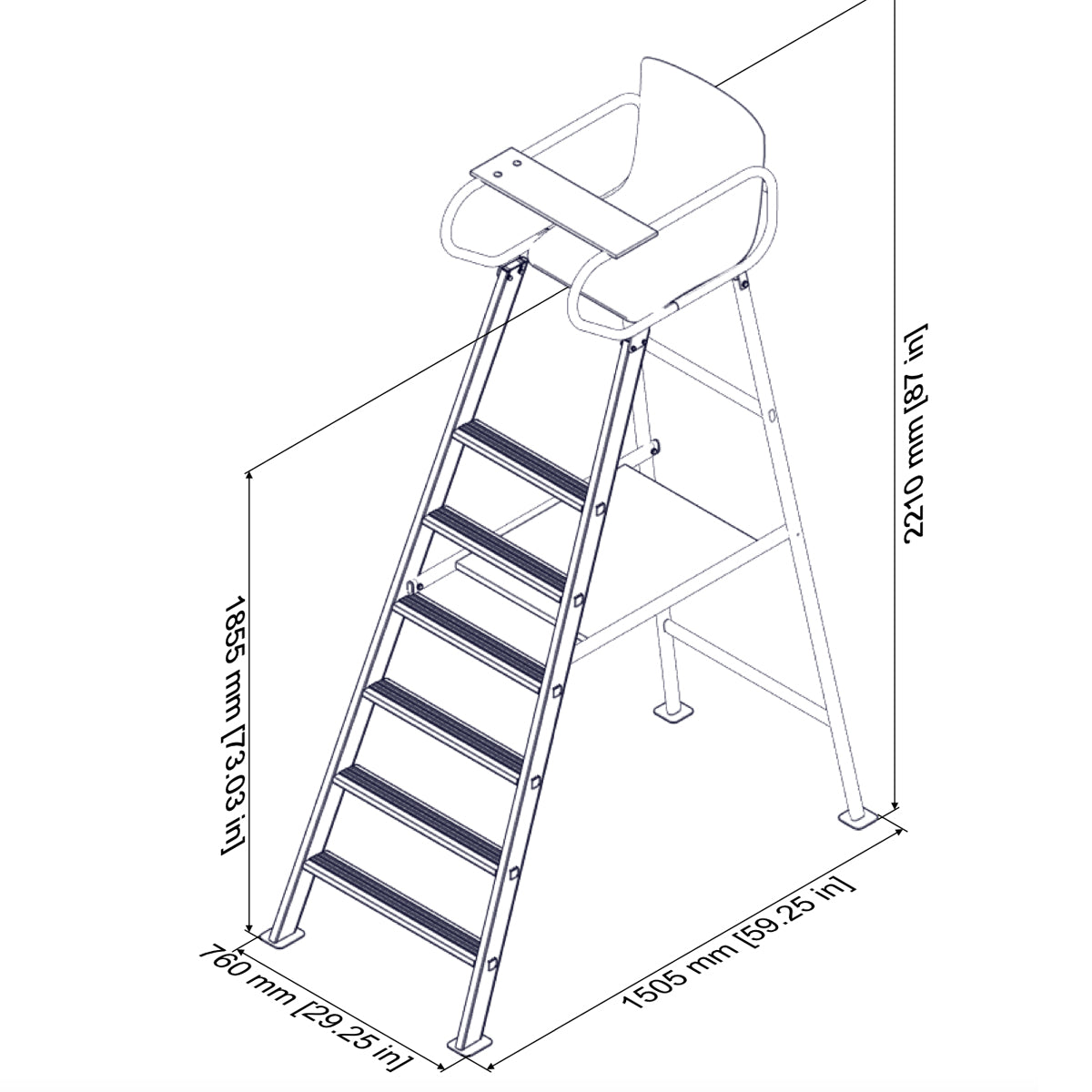 LEXUS Professional Umpire Chair