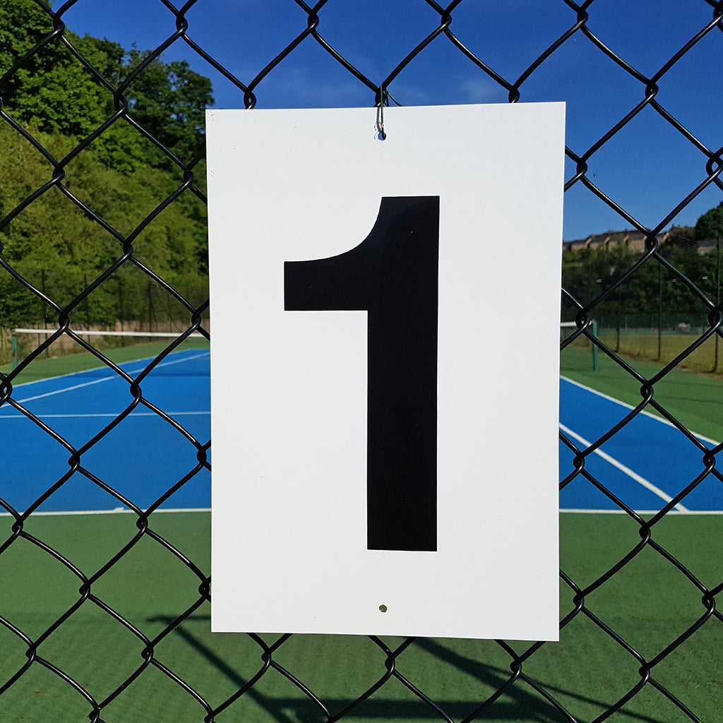 Tennis Court NUMBERS Tennis Court Supplies
