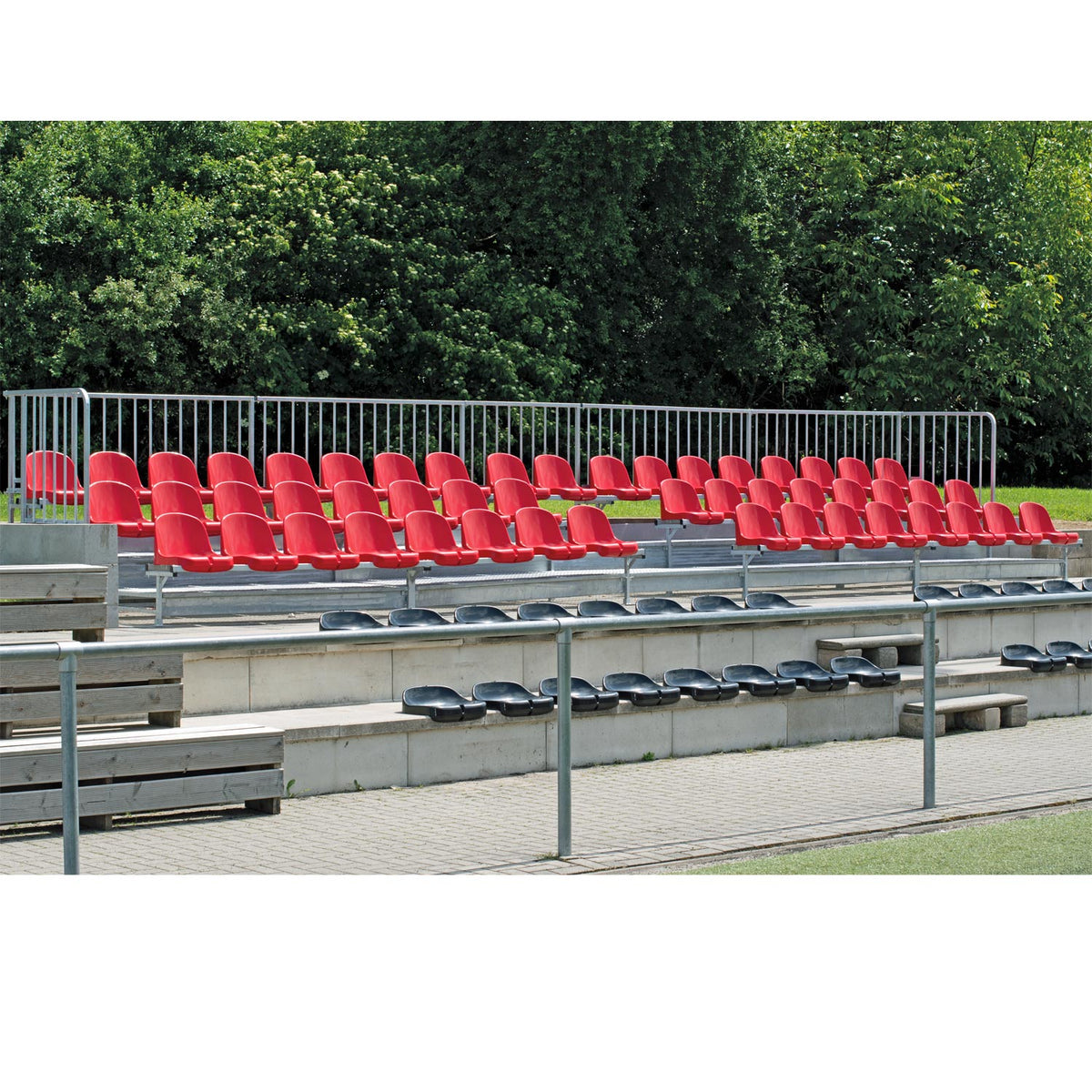 Court Royal GRANDSTAND 50 Seats, Three Rows
