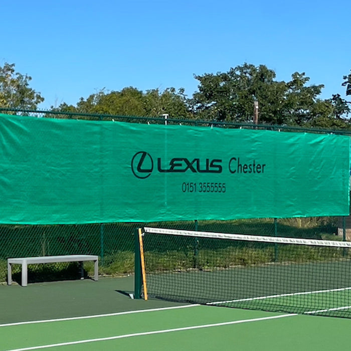 LEXUS Branded Windbreak - MEDIUM PRINT - 12m x 2m