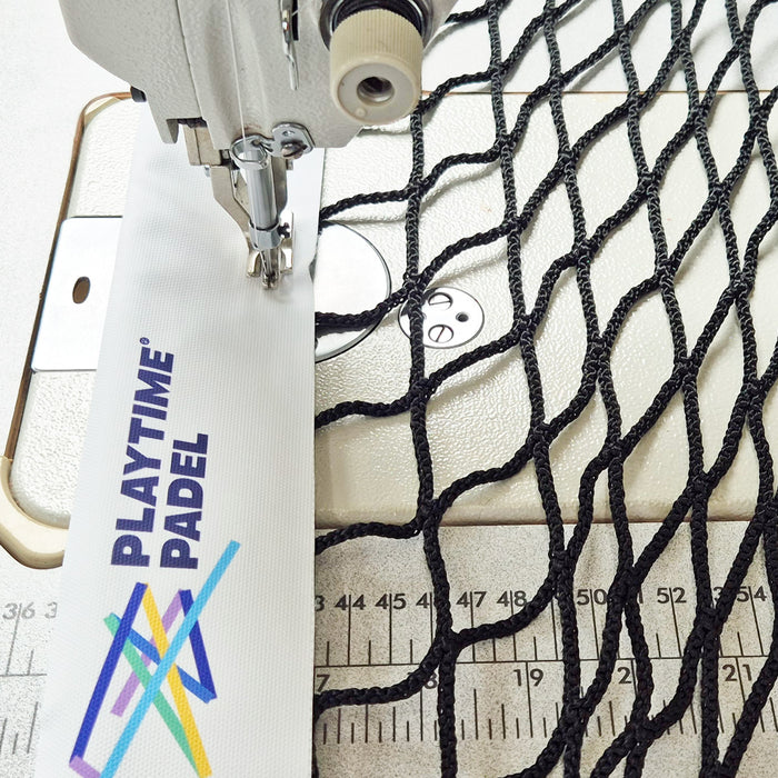 Knotless PADEL Net with Polyester Headband