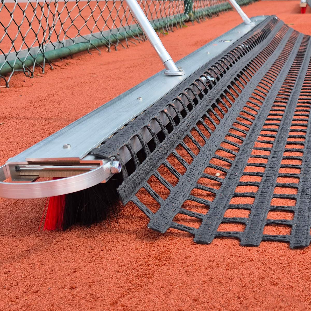 PREMIUM COMBI Drag Brush & Mat for Synthetic Clay Courts