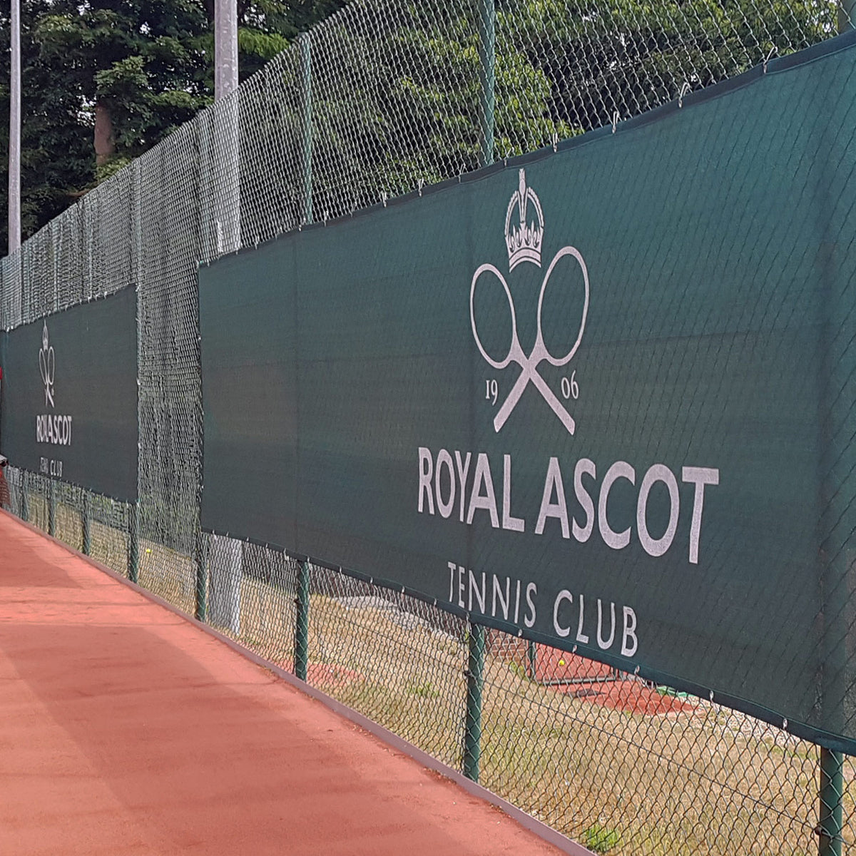 Custom SINGLE COLOUR Windbreak 12m x 2m