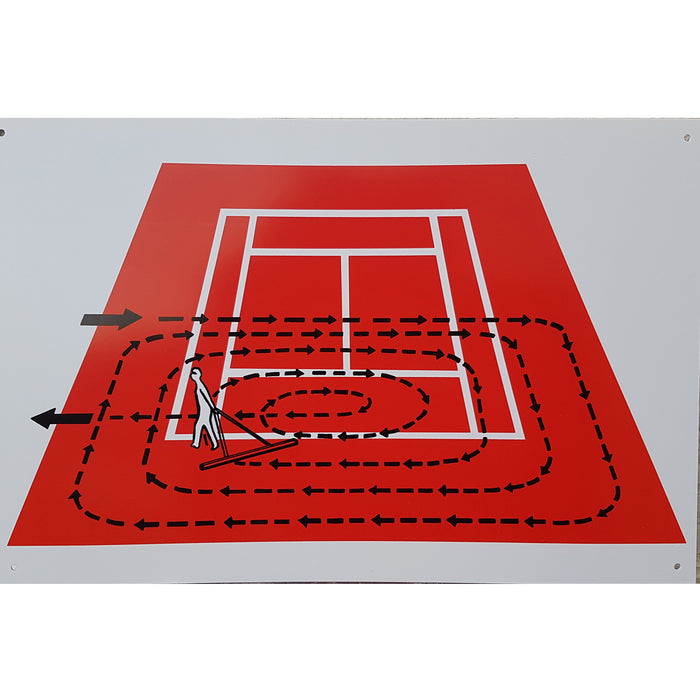 Clay Court Maintenance SIGN