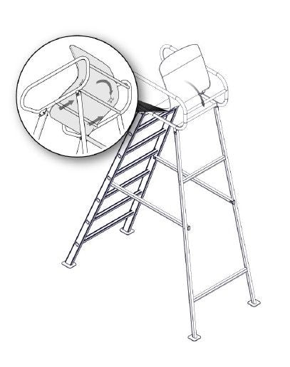 Replacement SEAT for Umpire Chair