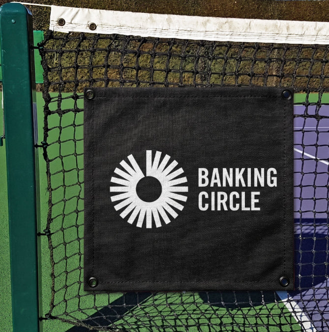 Custom Tennis Net SPONSOR Advertising Panels (Set of 4)