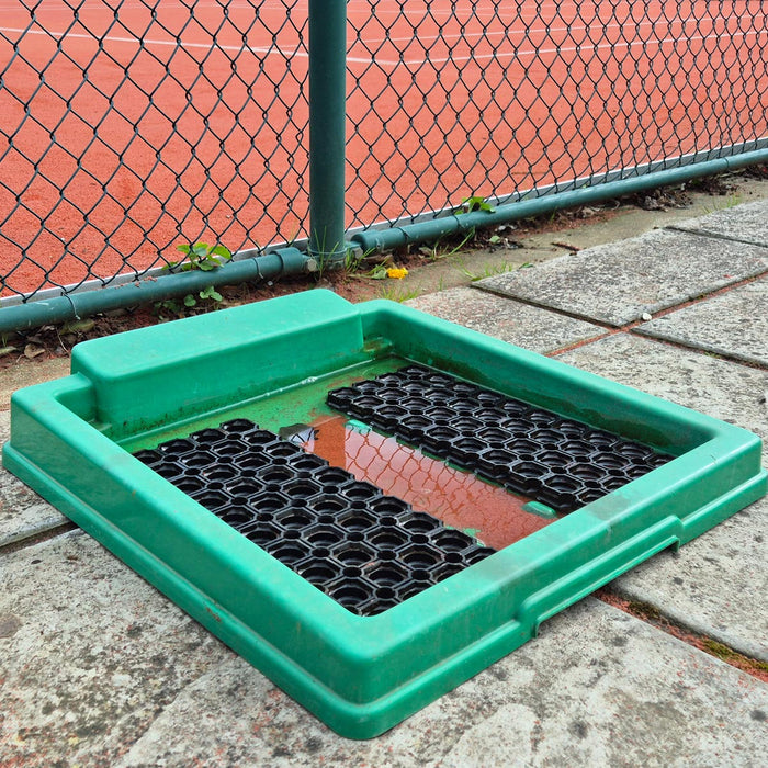SHOE DIP TRAY - Water Filled Tray with Rubber Base