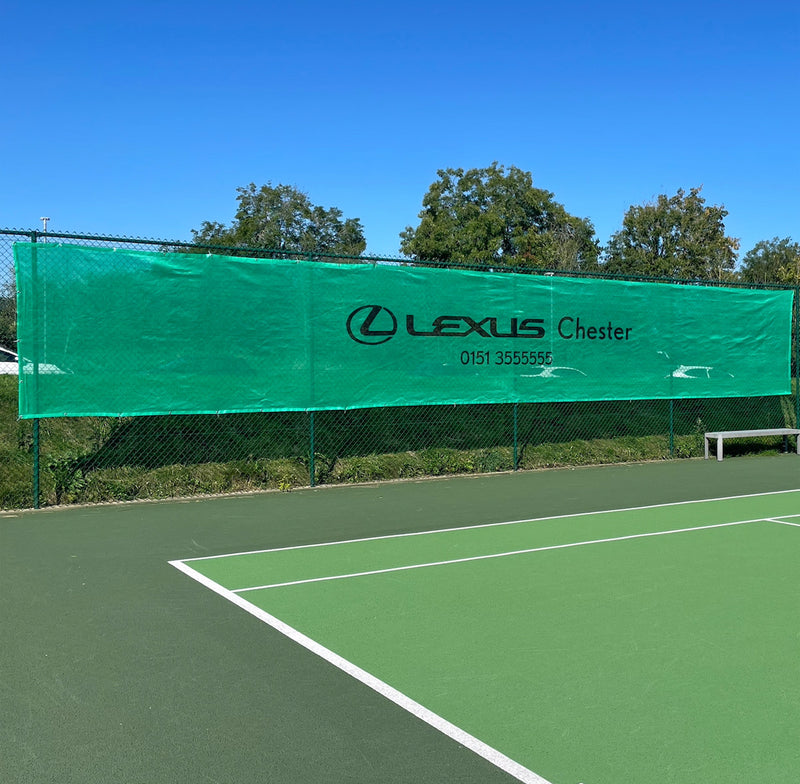Custom SINGLE COLOUR Windbreak 12m x 2m