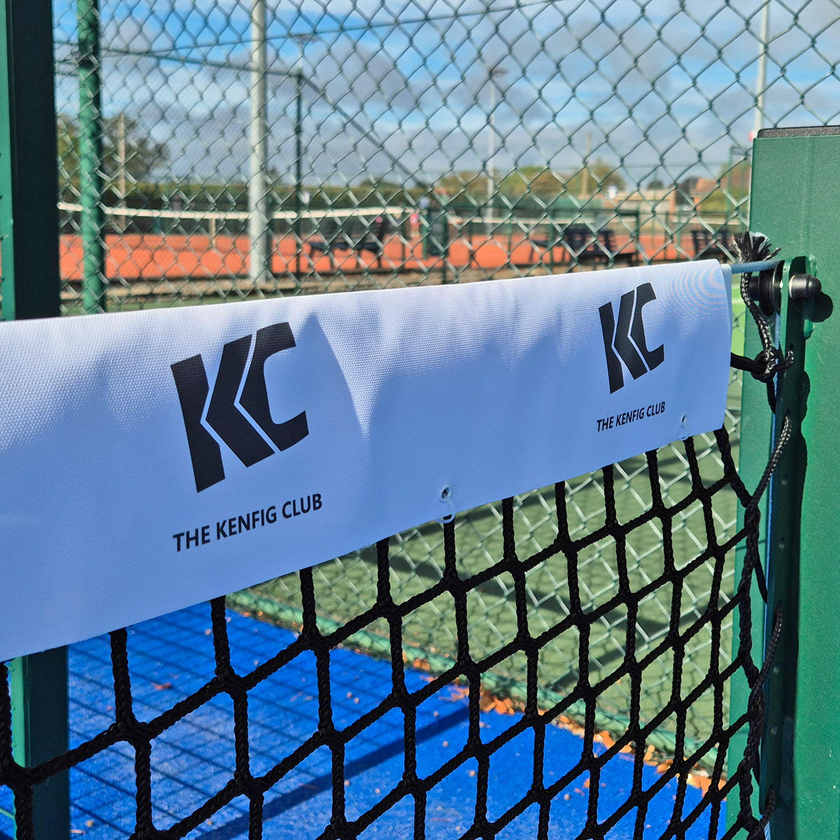 Custom Padel Net Branding Strip