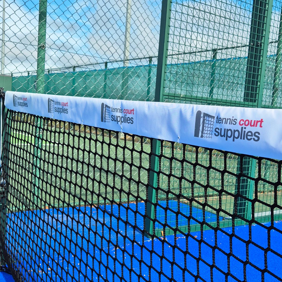 Custom Padel Net Branding Strip