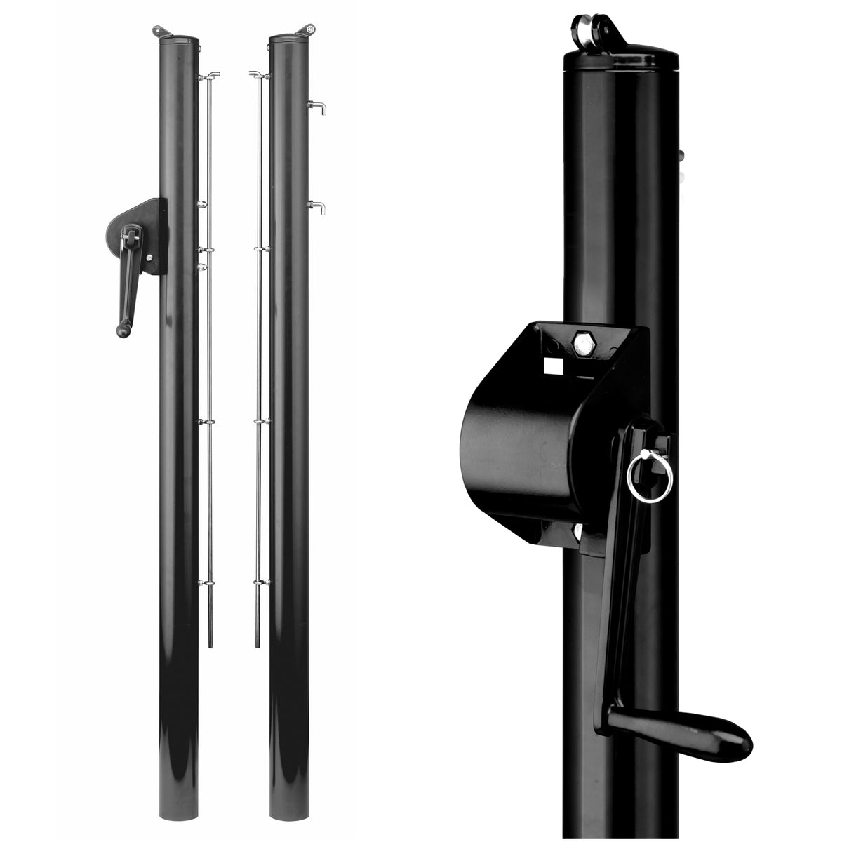 PADEL Net Posts with Ground Socket – Tennis Court Supplies