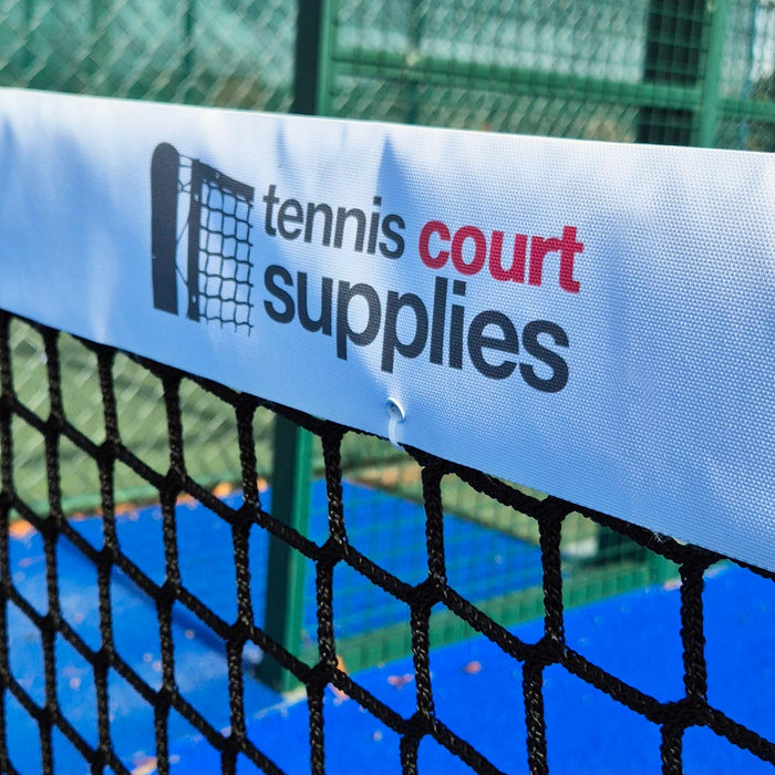 Custom Padel Net Branding Strip