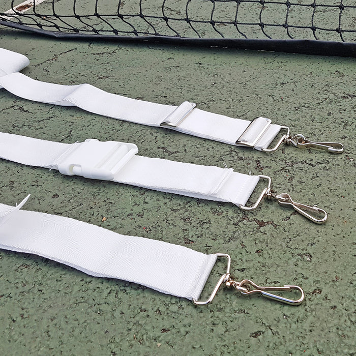 adjustable tennis net centre straps