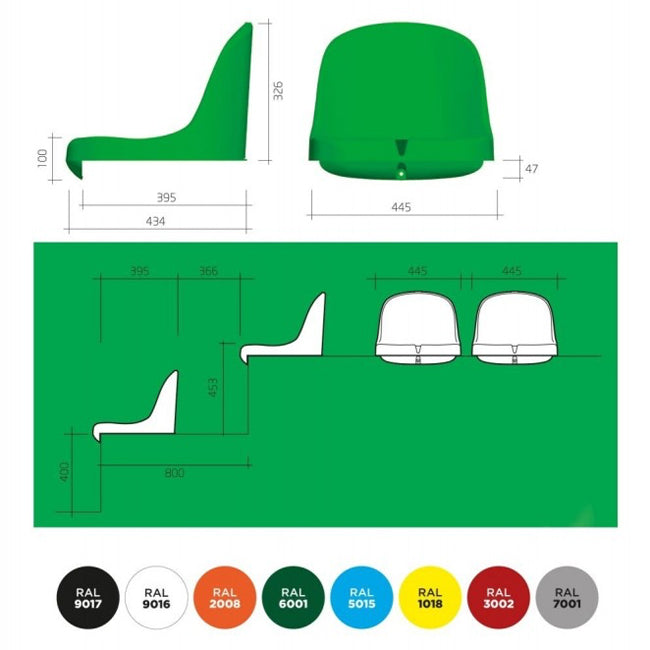 BACKREST Grandstand Seat