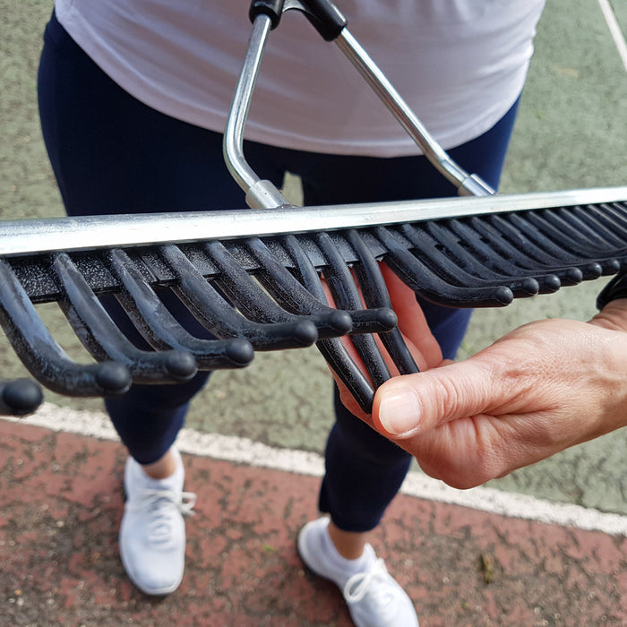 RUBBER RAKE for Synthetic Courts